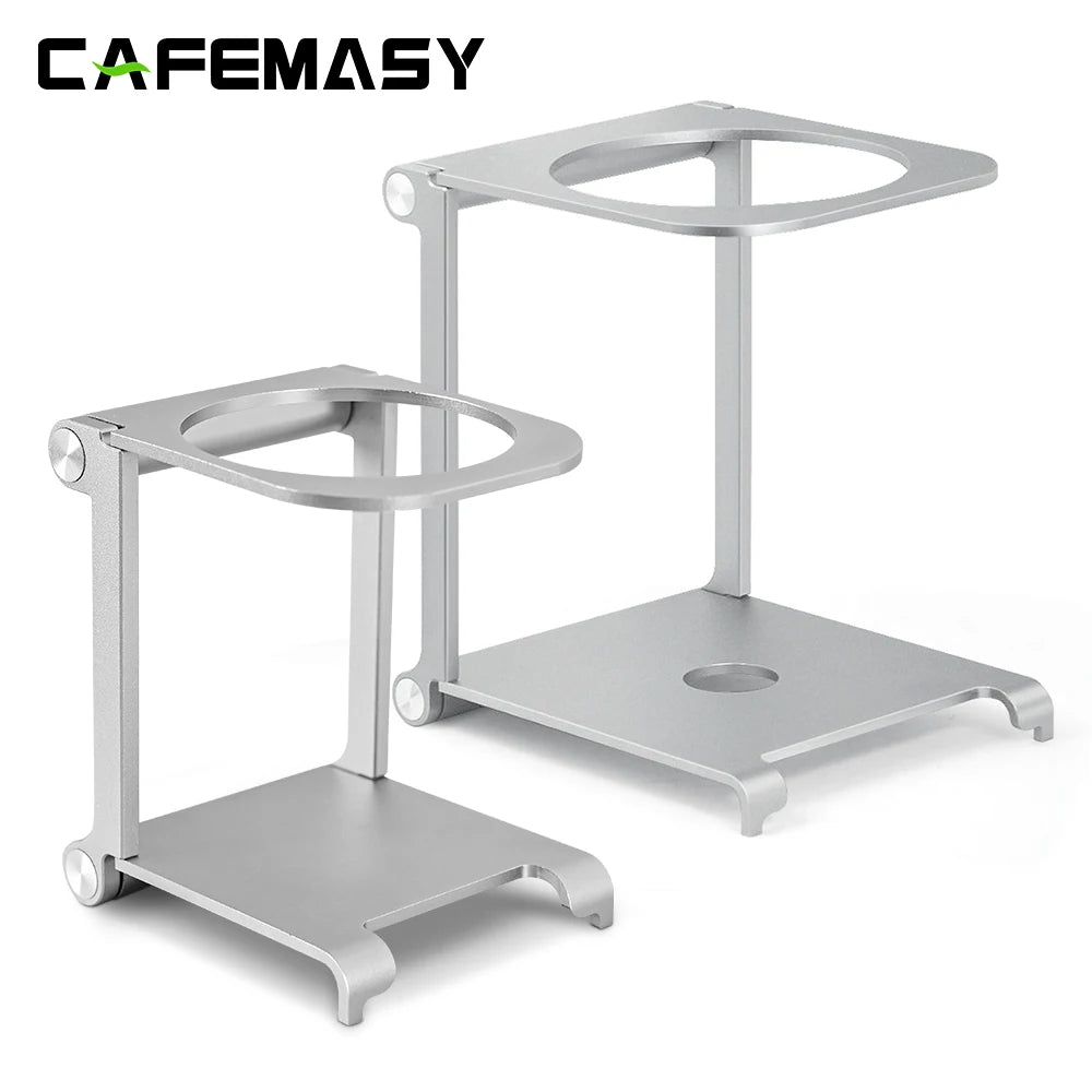 CAFEMASY Foldable Coffee Drip Holder | Compact Aluminum Brewing Stand